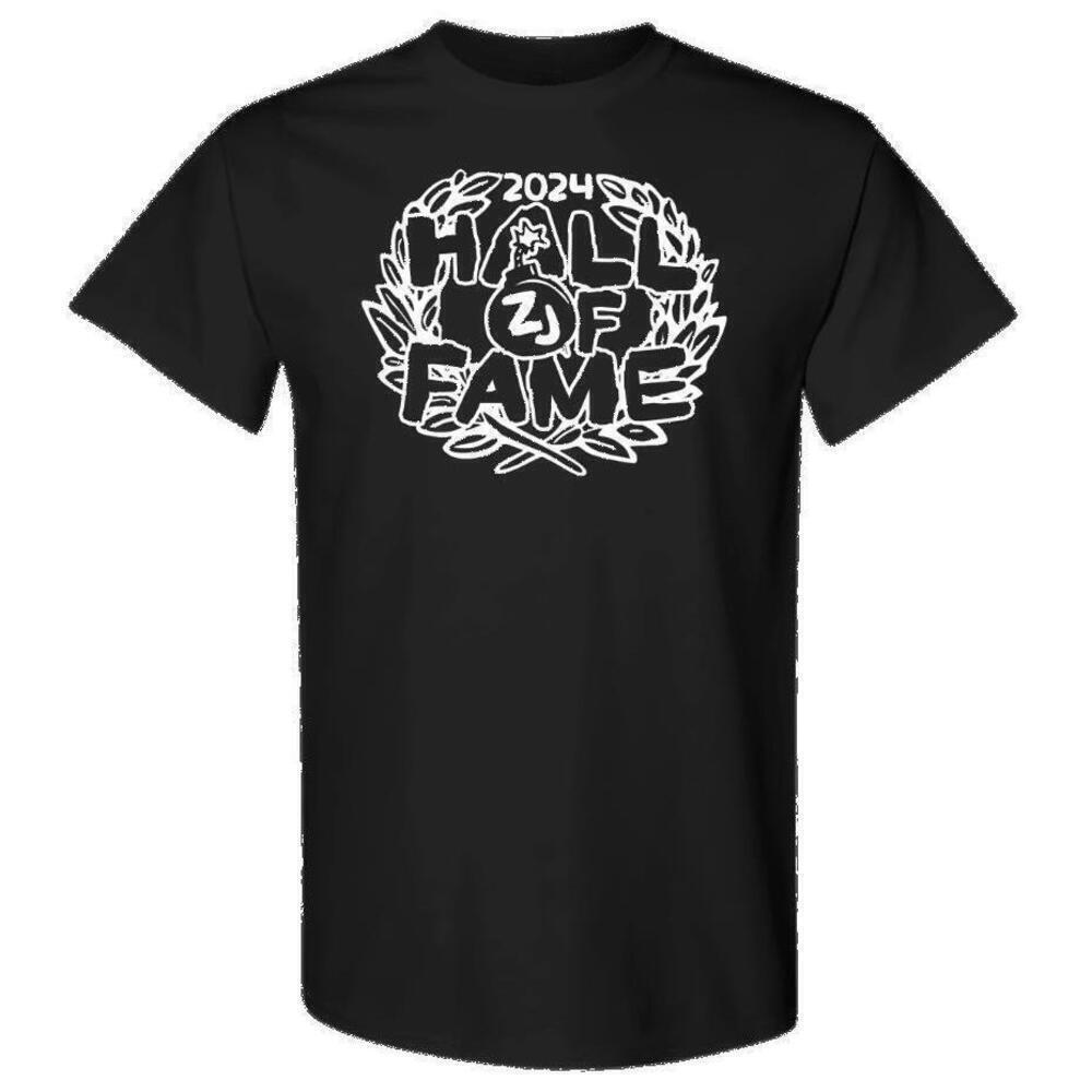 ZJ Hall Of Fame Graphic Sports Wrestling Style Unisex Fan Gift Art Black T-Shirt